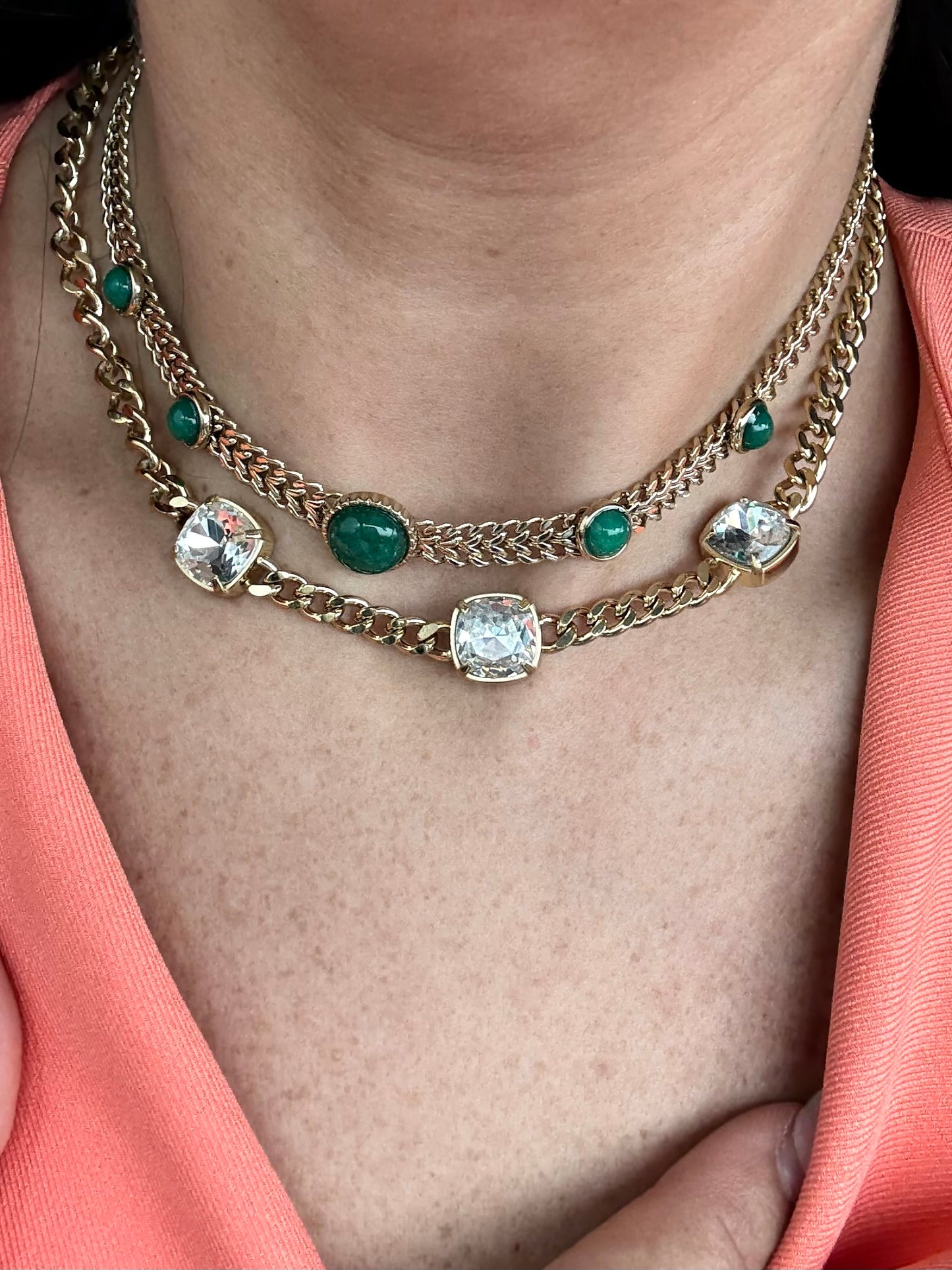Choker Mia strass