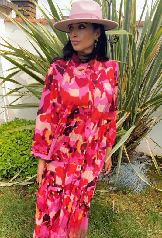 Robe Vera Fushia