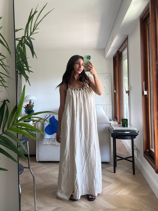 Robe Reina crème