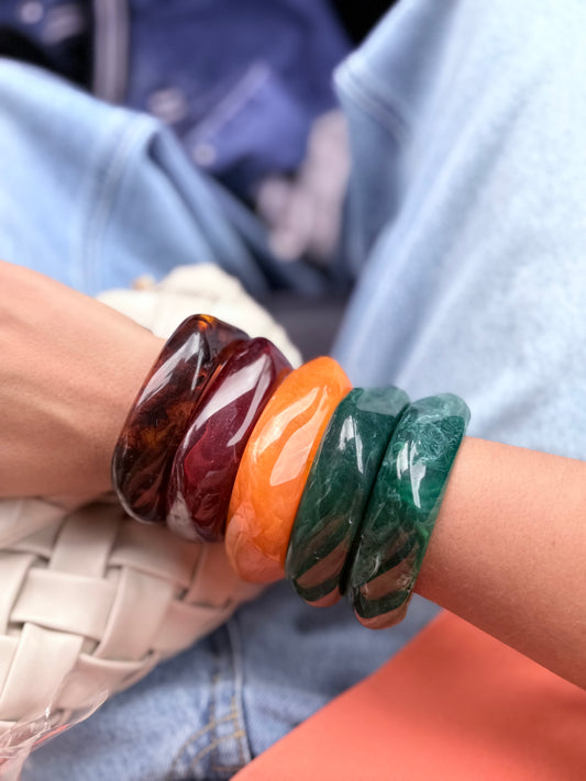 Bracelet Ambre Orange