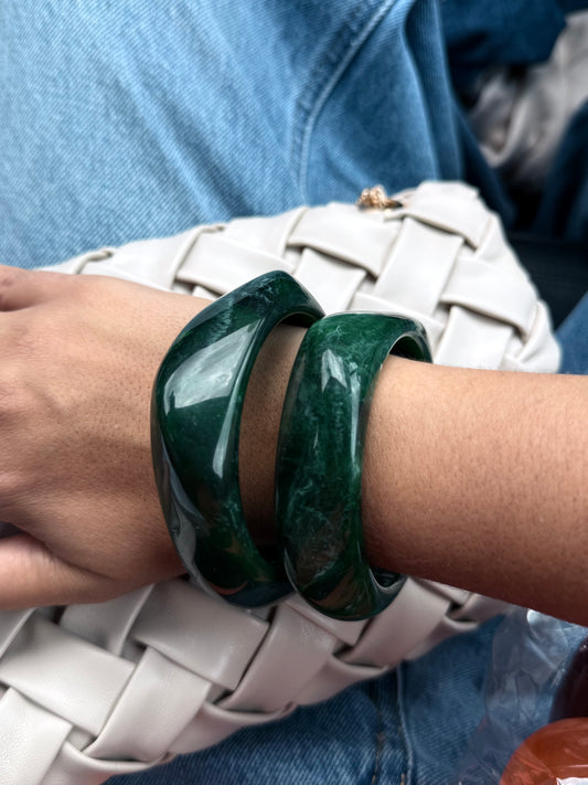 Bracelet Ambre vert